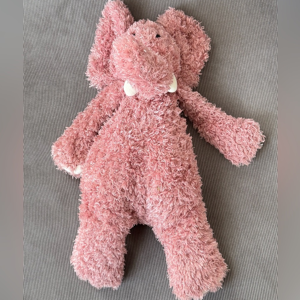 NWT *Very Rare* Vintage Jellycat London Medium Pink Junglie Elephant RETIRED - Picture 10 of 12